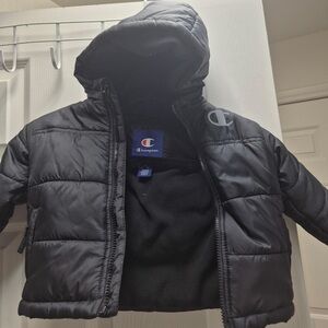 Champion Kids Charcoal Puffer Jacket